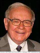 Warren Buffett portrait photo