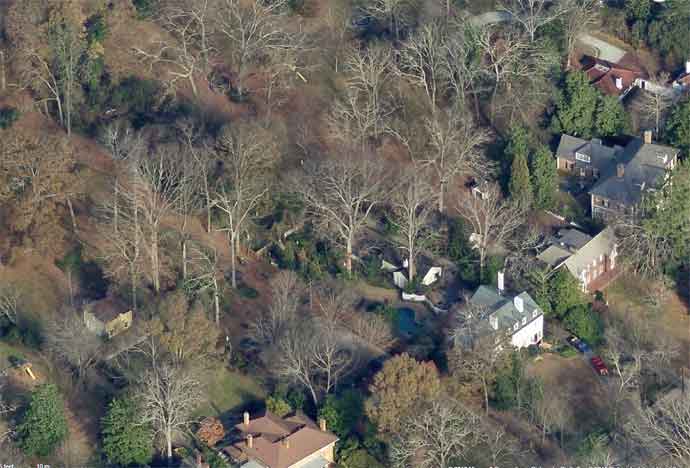 Birdseye view of 888 Oakdale Road N.E., Atlanta, Georgia