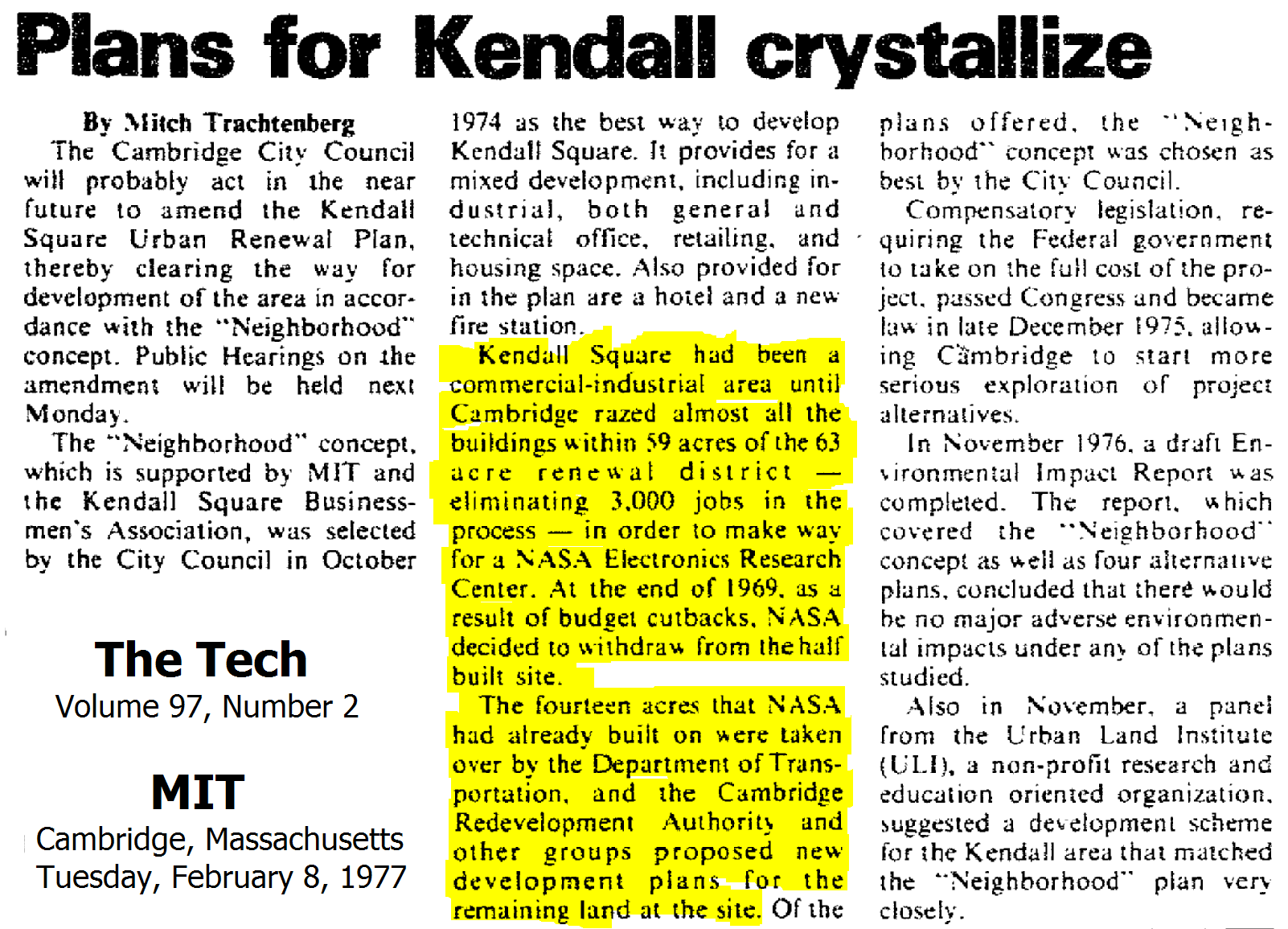 The Tech Feb 8 1977