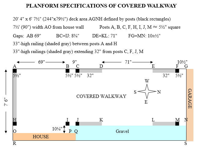 Planform Sketch of Breezeway