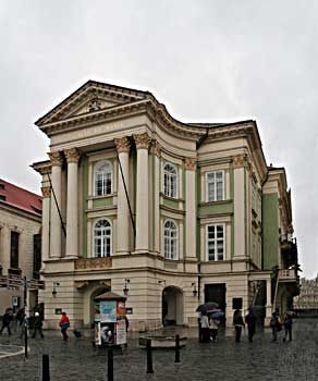 The Estates Theater in Prague is where Mozart premiered Don Giovanni